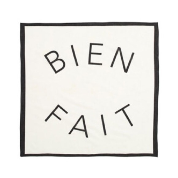 Madewell Accessories - NWOT Madewell “Bien Fait” cotton bandanna